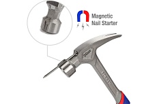 Молоток-гвоздодер WORKPRO 560г, цельнометаллический, кованый WP241015