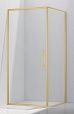 Душевой уголок Vincea Slim 8mm VSR-4SLP9010CLG 100x90 брашированное золото, прозрачный
