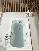 Стальная ванна Roca Princess-N 160x75 с отв. для ручек