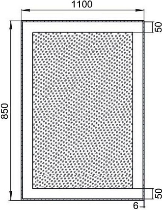 Зеркало Aquanet Алассио 110x85 см, с функцией антипар