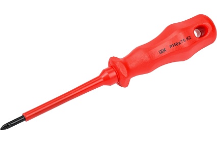 Диэлектрическая отвертка IEK ARMA2L 3 PH0x75 K2 A2L3-SC30-K2-PH-00-075