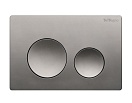 Кнопка смыва BelBagno BB-03C-GM оружейная сталь