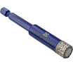 Коронка алмазная с воском по керамограниту PRO 12 мм, 1/4" HEX KEOS DC12SKT
