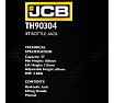 Бутылочный домкрат JCB 3 т, с клапаном TH90304(58022) JCB-TH90304(58022)