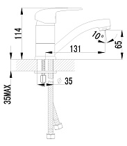 Смеситель для раковины Lemark Pramen LM3307C