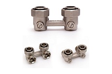 Узел нижнего подключения для 2-трубных систем Rifar угловой G3/4