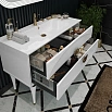 Мебель для ванной Opadiris Ибица 120 см белый/золото