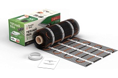 Нагревательный мат под ламинат/плитку/линолеум Русское тепло Теплый пол 8 кв. м, 1280 Вт 2285218