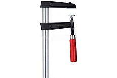 Чугунная струбцина BESSEY 2500/120, 6.5 кн, деревянная ручка, для высоких нагрузок BE-TKPN250BE