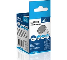 Коронка биметаллическая по металлу 22 мм Vertextools 2525-22