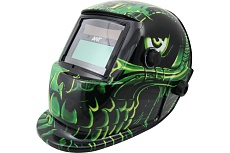 Маска сварщика PERSEY зеленый череп (в сборе) AWT 792923