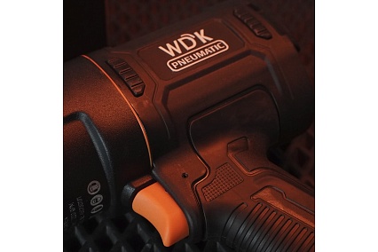 Пневматический ударный гайковерт Wiederkraft 1/2", 1750 Нм, композитный корпус WDK-20450