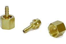 Соединитель TIG, гайка 3/8G + штуцер елка D6 Aurora 14326