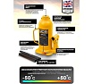 Бутылочный домкрат JCB 12 т, с клапаном, TH91204(58017) JCB-TH91204(58017)