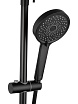 Душевая стойка Wonzon&Woghand Stick WW-88739903-MB термостат, черный матовый