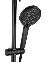 Душевая стойка Wonzon&Woghand Stick WW-88739903-MB термостат, черный матовый