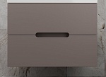 Тумба под раковину Style Line Матис 80 см подвесная, тауп темный ЛС-00002298