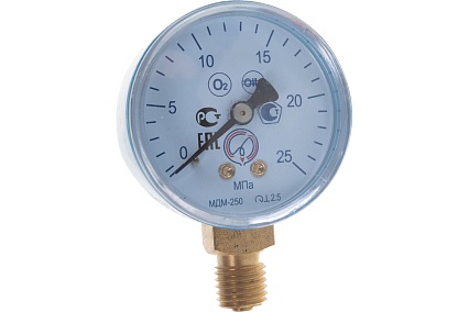 Манометр МДМ-250 М12х1.5, 50 мм, 250 атм Brima 0009148
