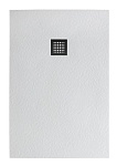 Поддон для душа BelBagno TRAY-MR-UNO-AH-160/80-35-W-NO 160x80 белый, накладка черный