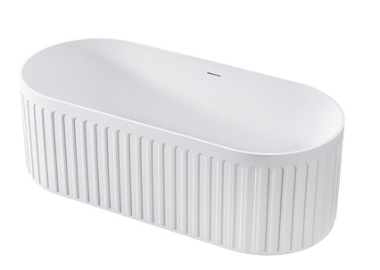 Ванна из искусственного камня Vincea Солид Серфейс (Solid Surface) VBT-4S09MW белый матовый 170x75 см