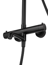 Душевая стойка Wonzon&Woghand Stick WW-88739903-MB термостат, черный матовый