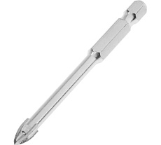 Сверло твердосплавное по керамике (6 мм; крестовый наконечник; шестигранный хвостовик) Тундра 1443768