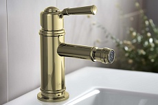 Смеситель для биде Aquatek Классик AQ1518PG полированное золото