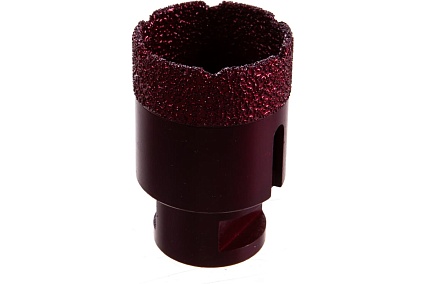 Коронка алмазная вакуумная по камню D40-15W-35L-M14 (40х35 мм; М14) Messer 06-35-040