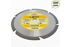 Диск пильный по дереву Speedcutter 230 мм, 6 зубьев Pobedit 5309230