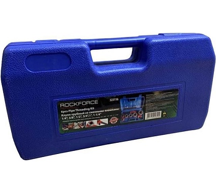 Трубный клупп Rockforce трубный RF-323116(15396) для нарезки резьбы со сменными плашками