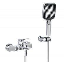 Смеситель для ванны Cezares LINER-VD-01 с душем, хром