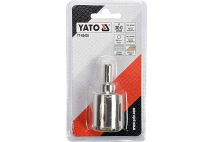 Сверло алмазное по керамограниту 30 мм Yato YT-60430