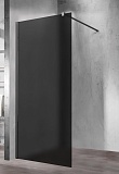 Душевая перегородка Vincea Волк-Ин (Walk-In) VSW-1H100GFGM 100x200 вороненая сталь, матовое тонированное