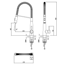 Смеситель для кухни Lemark Soul LM6002C