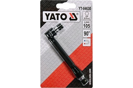 Адаптер угловой для бит 1/4 Yato YT-04630