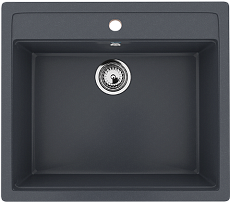Кухонная мойка Ulgran Classic U-104-343 56 см антрацит