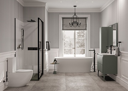 Ванна из искусственного камня Allen Brau Solid Stone Krion Neo XL 180x80 белый матовый 2.35002.21