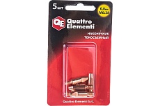 Наконечник токосъемный (5 шт; 0.8 мм; M6x28 мм) Quattro Elementi 771-237