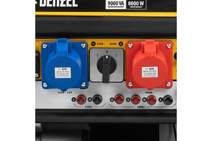 Бензиновый генератор Denzel PS 90 ED-3, 9,0кВт 946944