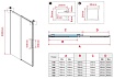 Душевая дверь Vincea Stella VDS-1ST120GS 120x200 хром, янтарь