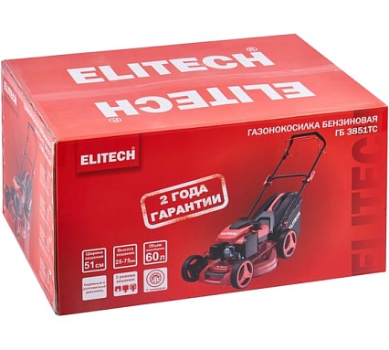Газонокосилка бензиновая Elitech ГБ 3851ТС (E1601.016.00) 205402