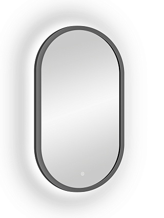Зеркало Континент Prime Grey LED 45x80 см с подсветкой ЗЛП1079