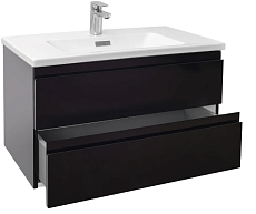Мебель для ванной Jacob Delafon Madeleine 80 см черный блестящий
