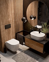 Подвесной унитаз AQUAme AQM2013PRO безободковый, cмыв Invinsible, с сиденьем микролифт