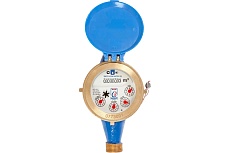 Счетчик воды ЭКО НОМ мокроходный, многоструйный МСВ-15 М +КМЧ МСВ15-М-01