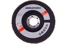 Круг лепестковый MAXPACK FlapLine ZC, D125, угловой, цирконат, Р40, 10 шт ABRAFORM AF-MAX-FL-ZC-KLT2-40