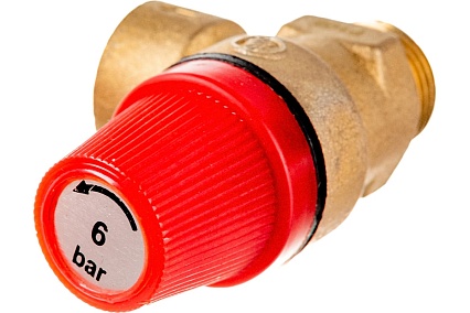 Предохранительный клапан СТМ ТЕРМО 1/2", г/ш, 6 Бар CRVP6M12