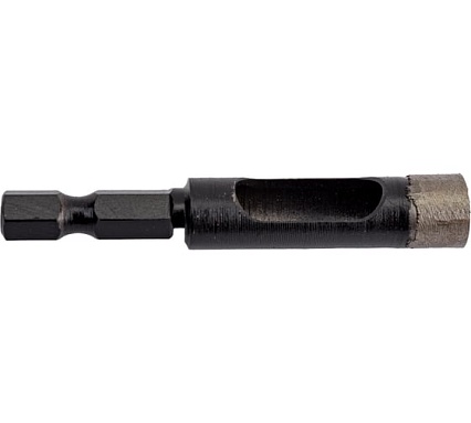 Коронка алмазная по керамограниту, серебряная пайка (10 мм) TRIO-DIAMOND GCB754