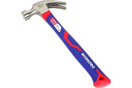 Молоток столярный WORKPRO с фибергласовой рукояткой, 337 гр WP241010