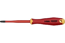 Диэлектрическая крестовая отвертка Felo Ergonic +/- E-SLIM Z 2X100 41729390
